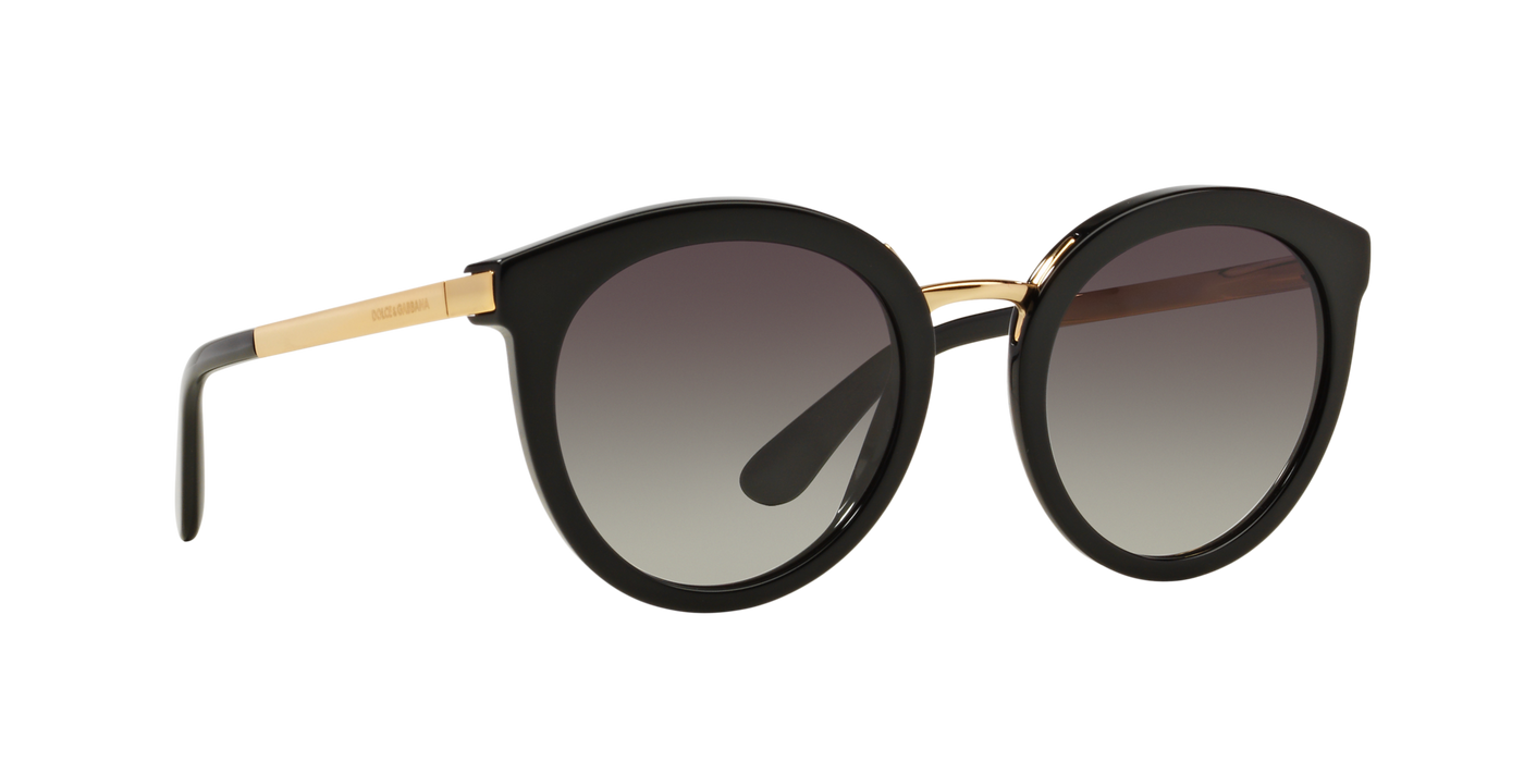 Anteojos de Sol Dolce & Gabbana DG4268 52 Blk Gry Grd