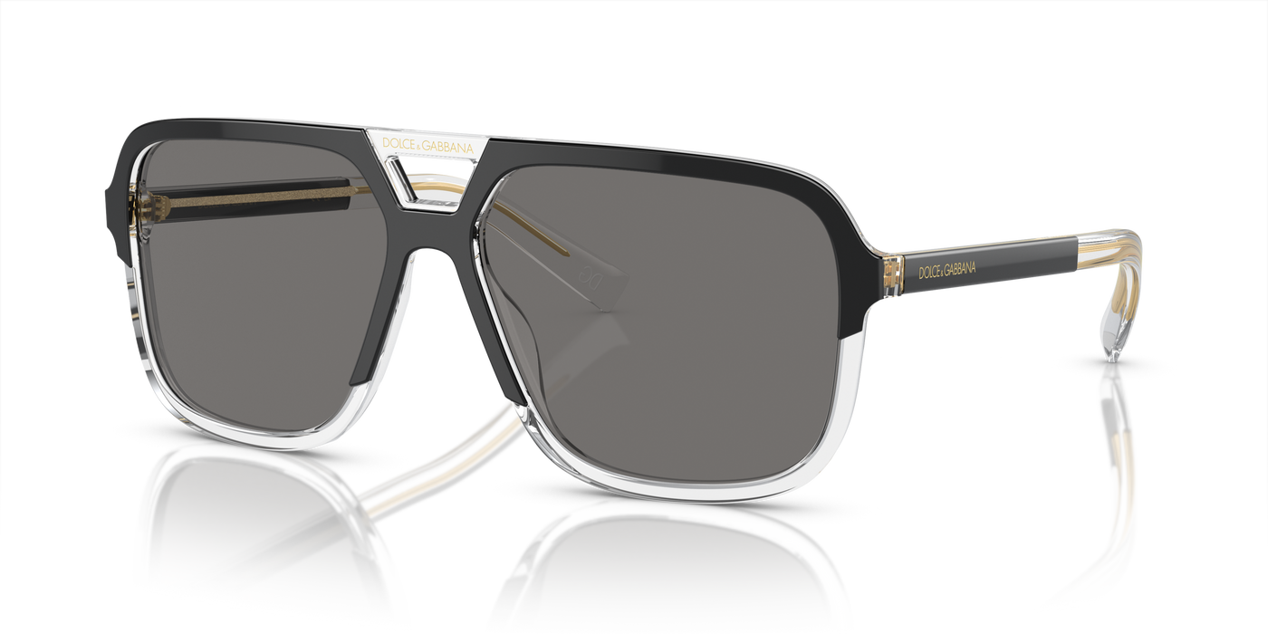 Anteojos de Sol Dolce & Gabbana DG4354 Blk Mat Gry Polarizado