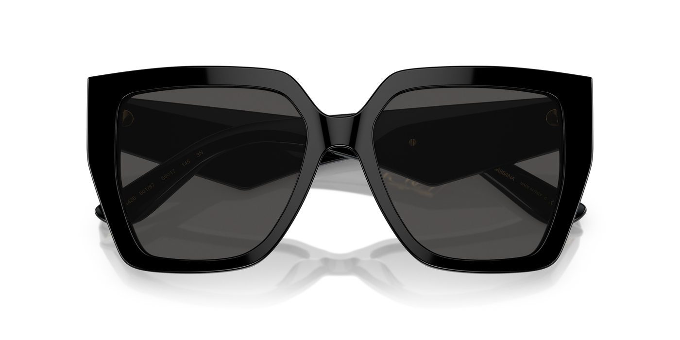 Anteojos de Sol Dolce & Gabbana DG4438  BLK SHN GRY