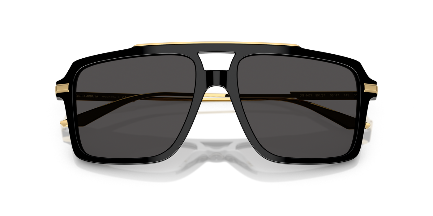 Anteojos de Sol Dolce & Gabbana DG4477  BLK SHN GRY