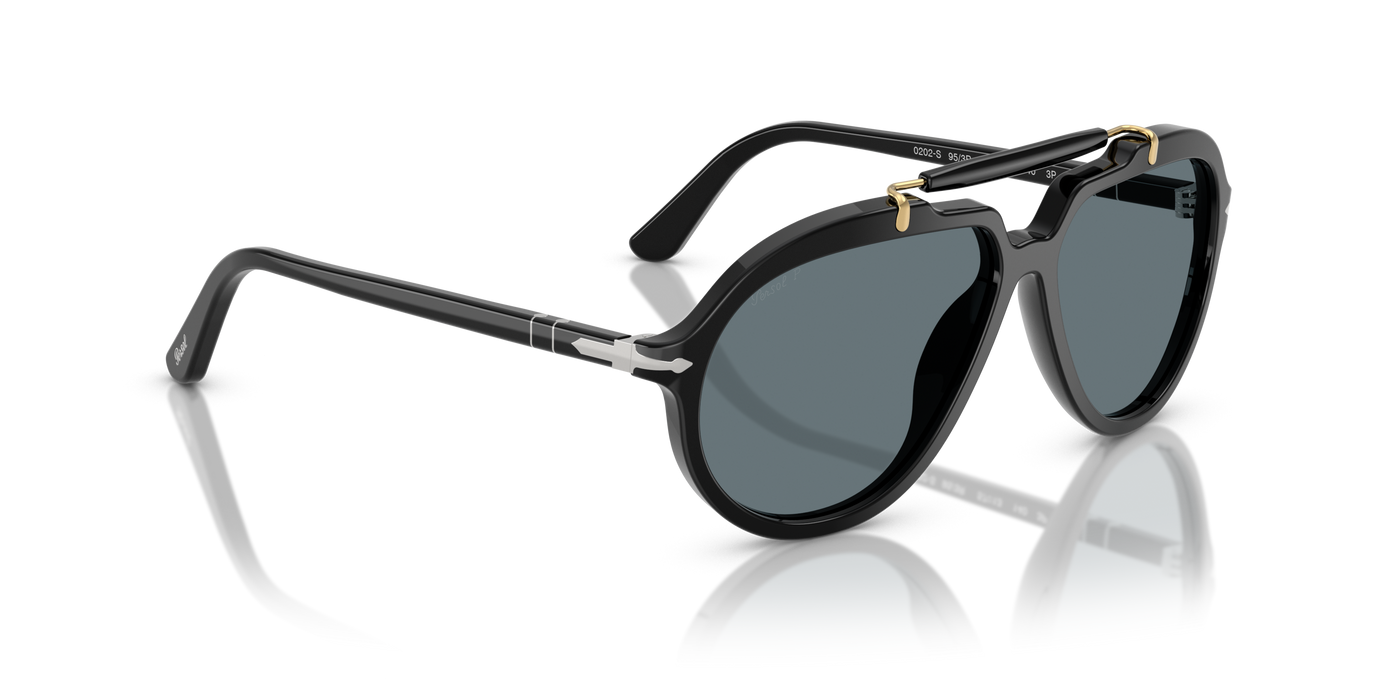 Anteojos de Sol Persol PO0202S  BLK SHN BLU Polarizado