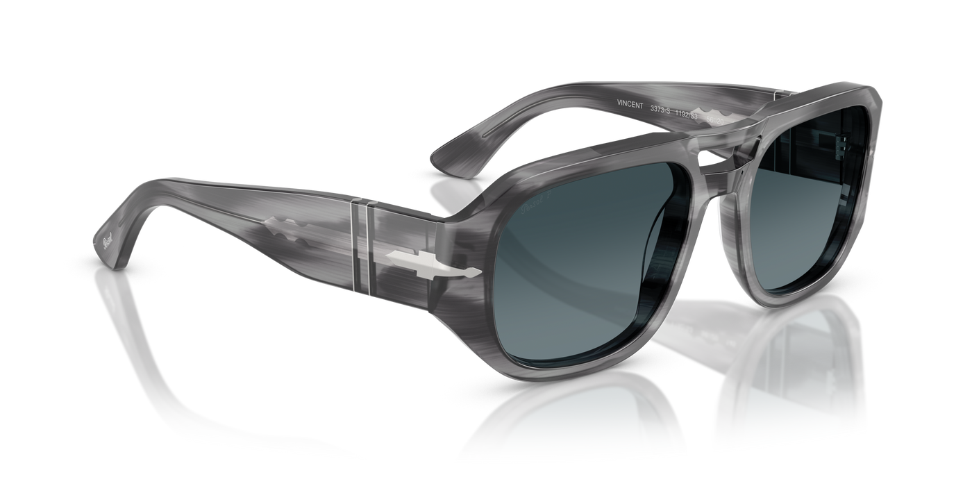 Anteojos de Sol Persol PO3373S VINCENT GRY SHN BLU PG