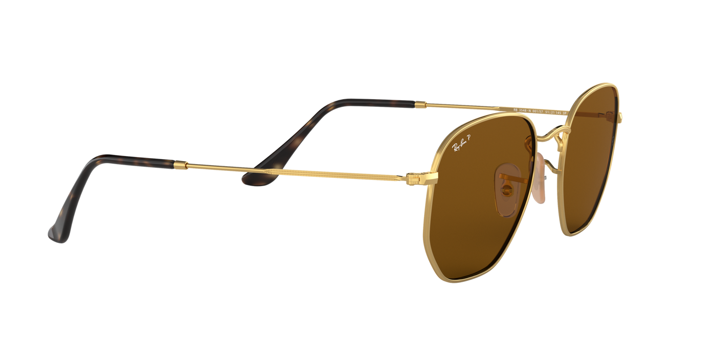 Anteojos de Sol Ray-Ban Hexagonal 3548N 001/57 Polarizado