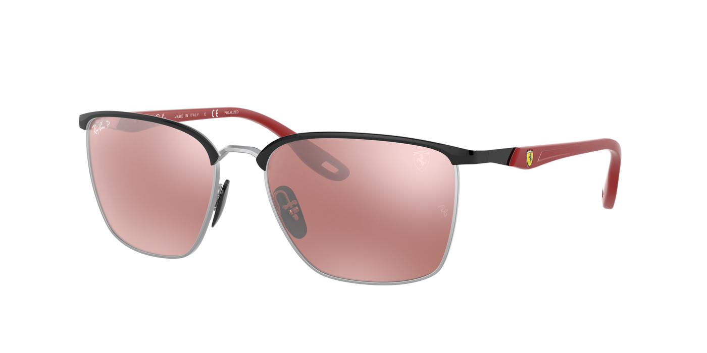 Anteojos de Sol Ray Ban Ferrari RB3673M Slv Shn Prp Mir