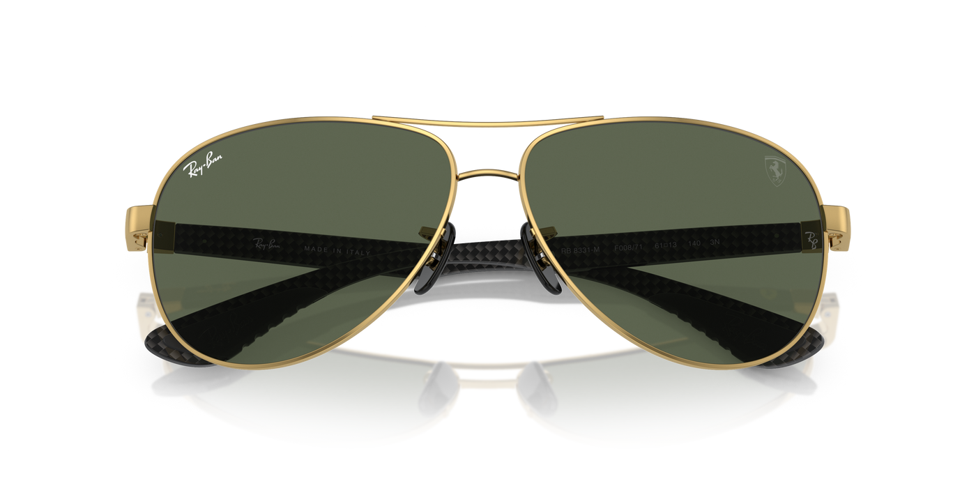 Anteojos de Sol Ray Ban Ferrari RB8331M  GLD SHN GRN