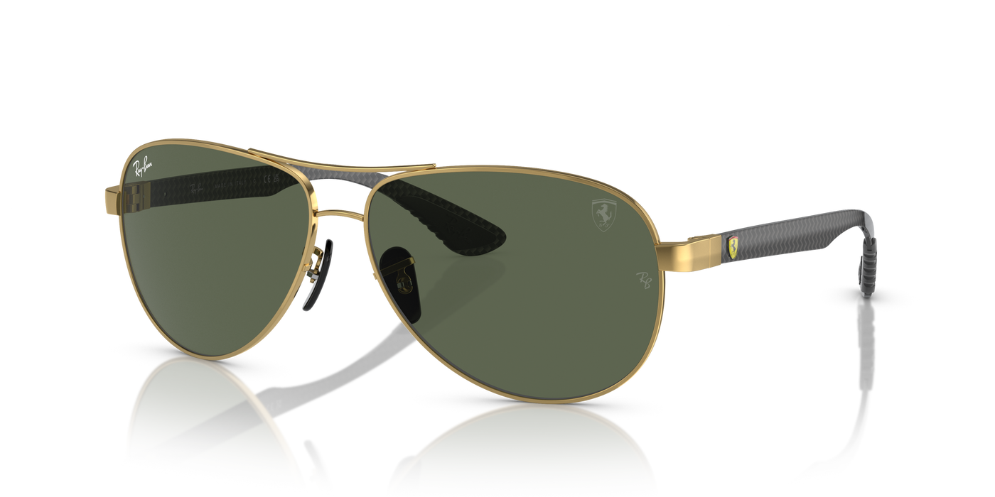 Anteojos de Sol Ray Ban Ferrari RB8331M  GLD SHN GRN