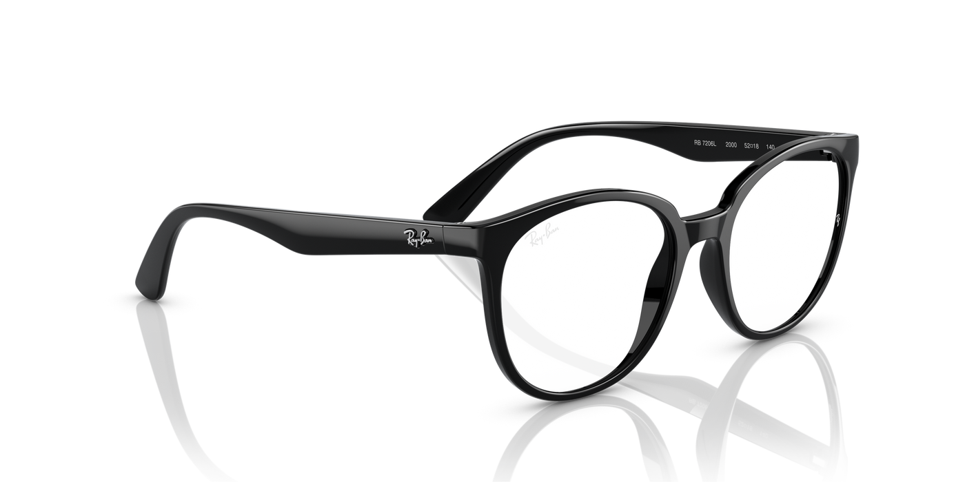 Armazones Ray-Ban RX7206L , BLK SHN, 52/18