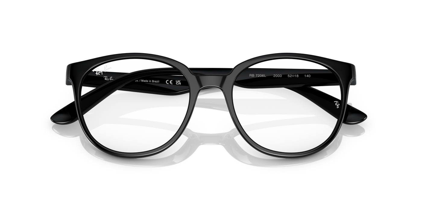 Armazones Ray-Ban RX7206L , BLK SHN, 52/18
