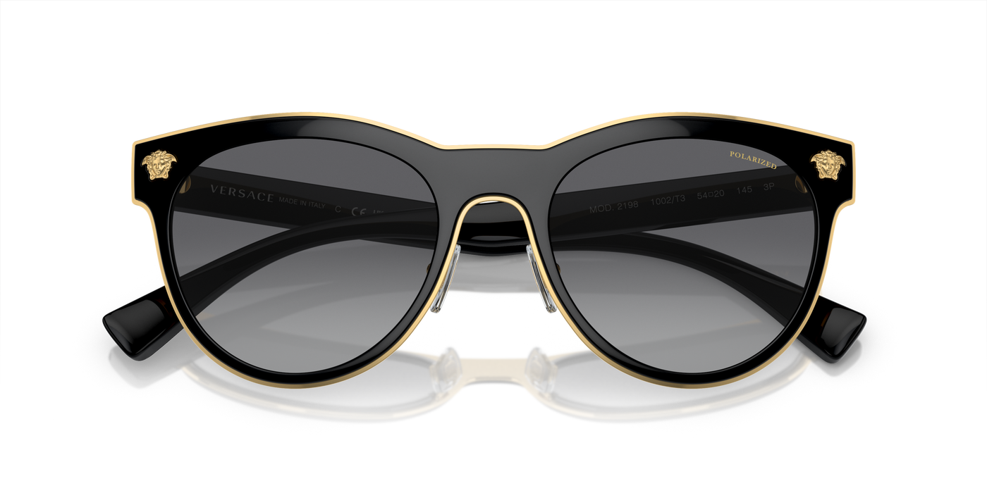 Anteojos de Sol Versace VE2198 54 - Blk Gry G Polarizado