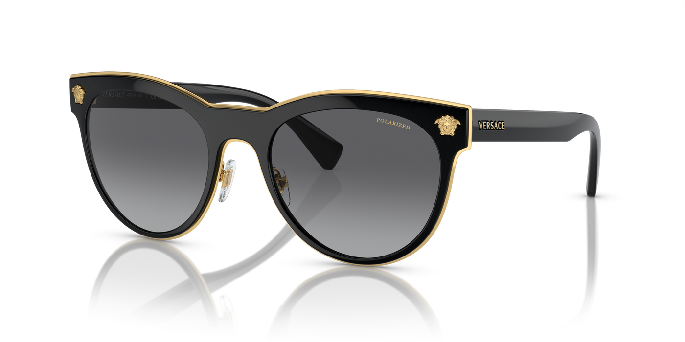 Anteojos de Sol Versace VE2198 54 - Blk Gry G Polarizado