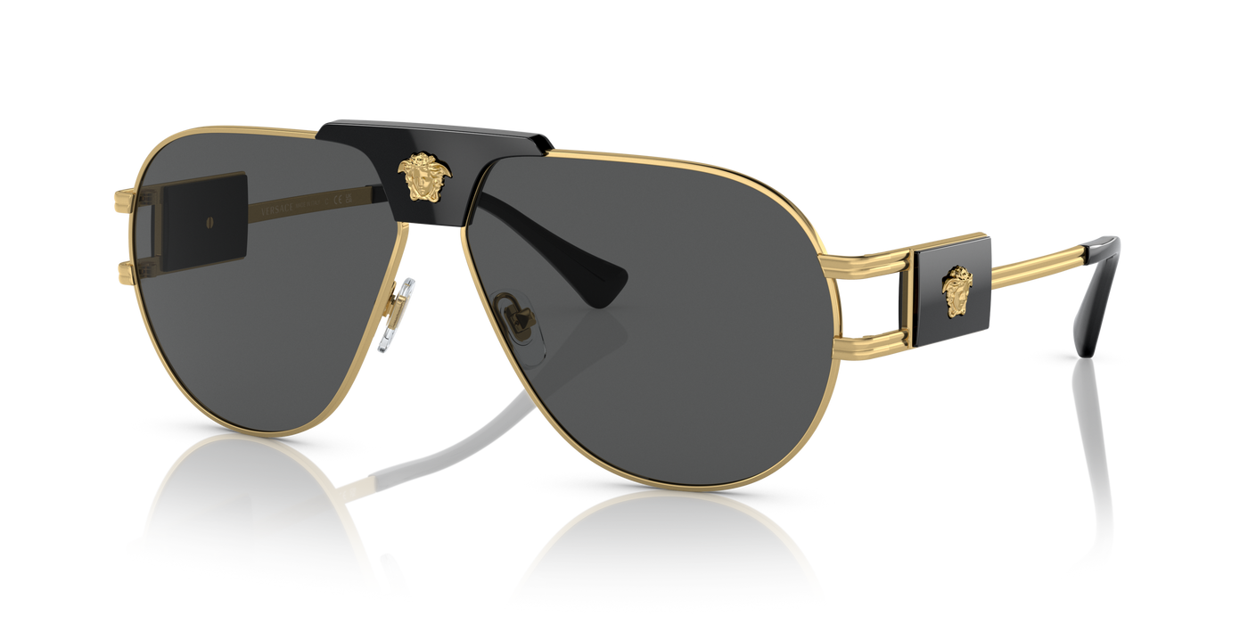 Anteojos de Sol Versace VE2252  GLD SHN GRY