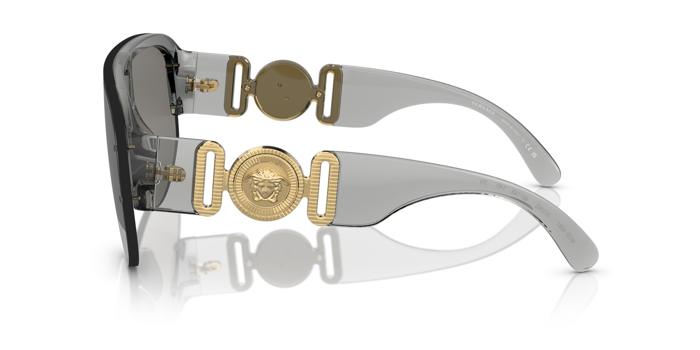 Anteojos de Sol Versace VE4391 48 Gry Clr Slv Mir