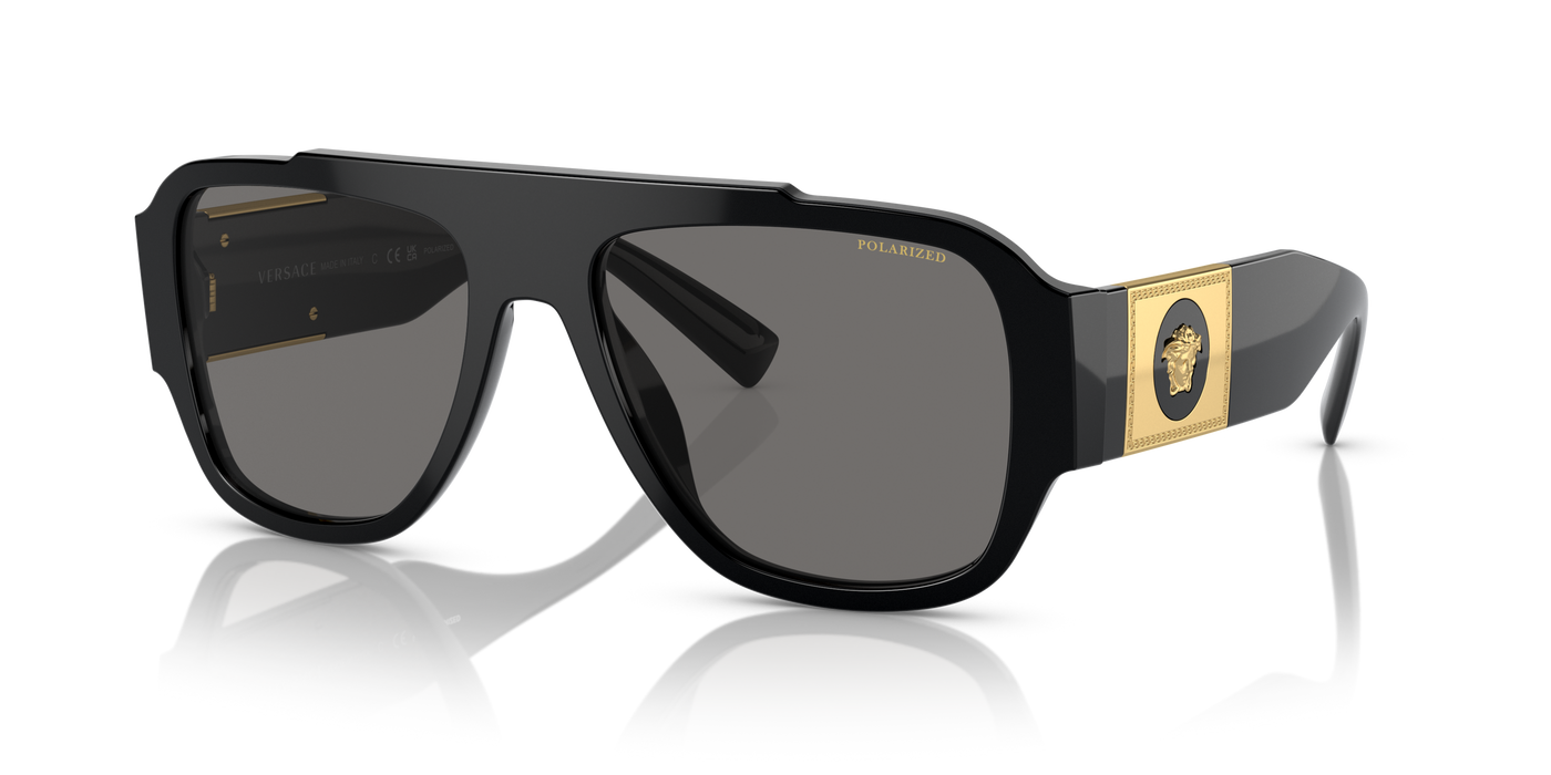 Anteojos de Sol Versace VE4436U  BLK SHN GRY Polarizado