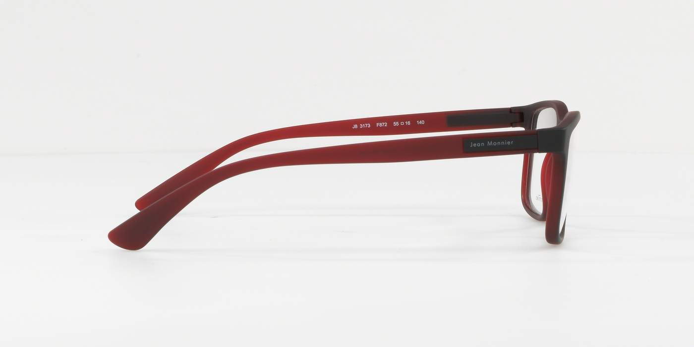 Armazones Jean Monnier J83173, Blk Red, 55/16