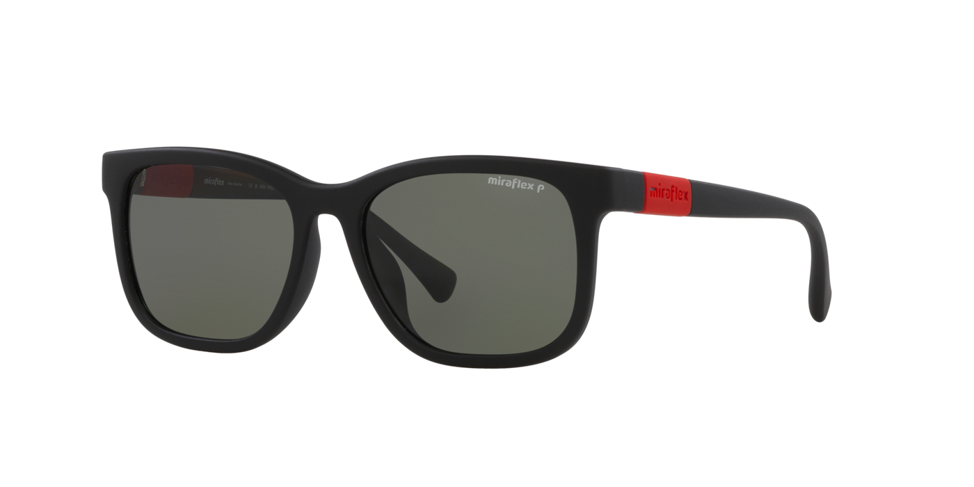 Anteojos de Sol Miraflex Kids MF1040 BLK MT GRN Polarizado