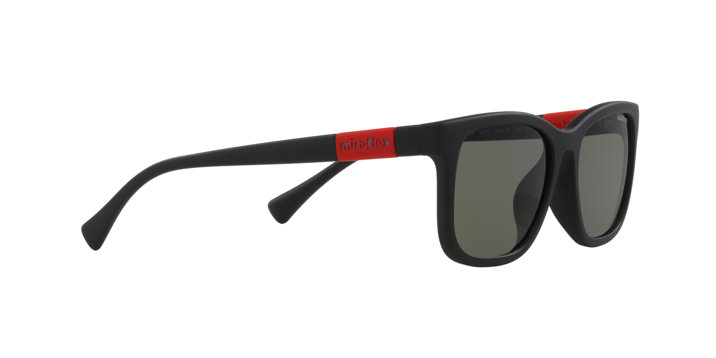 Anteojos de Sol Miraflex Kids MF1040 BLK MT GRN Polarizado