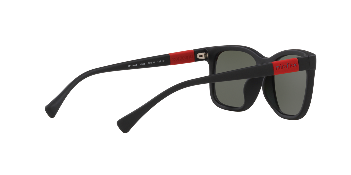 Anteojos de Sol Miraflex Kids MF1040 BLK MT GRN Polarizado