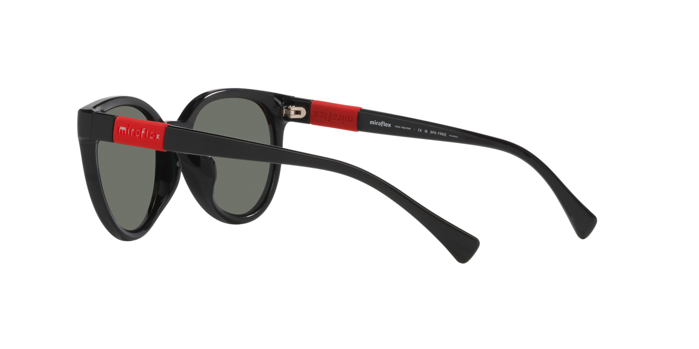 Anteojos de Sol Miraflex Kids MF1041  BLK SHN GRN Polarizado