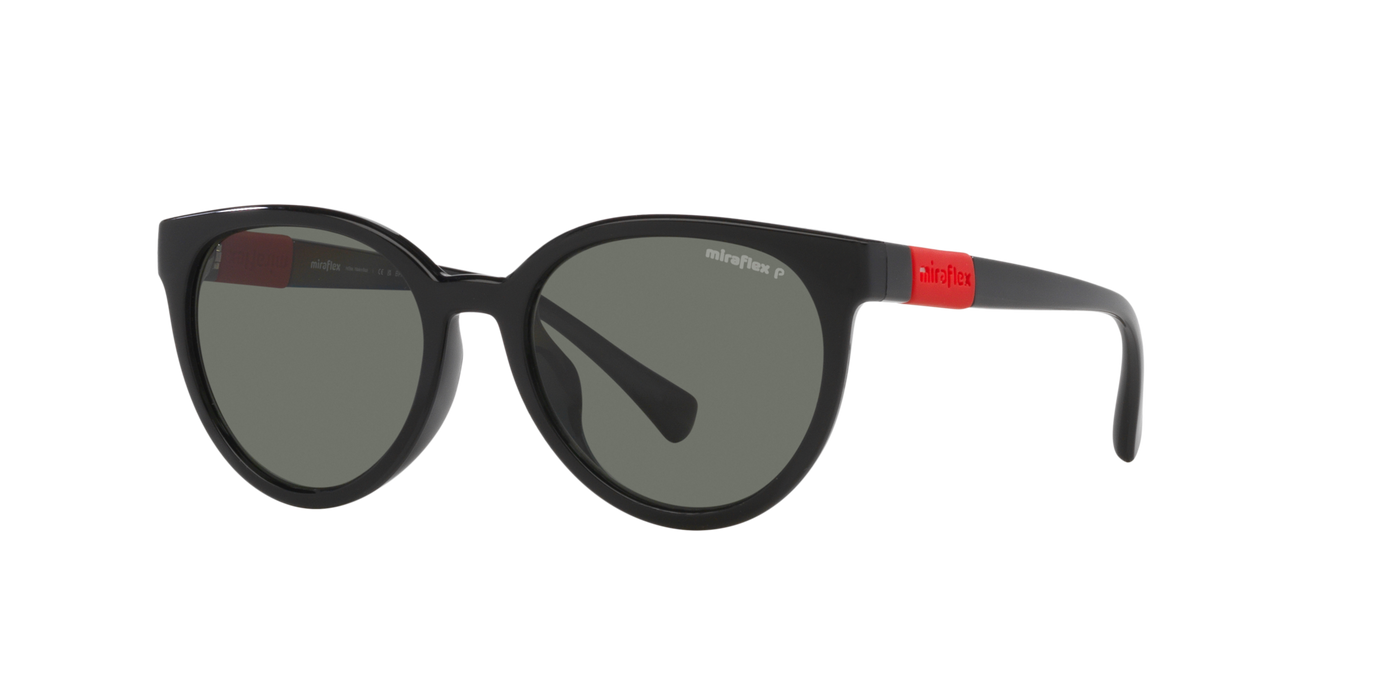Anteojos de Sol Miraflex Kids MF1041  BLK SHN GRN Polarizado