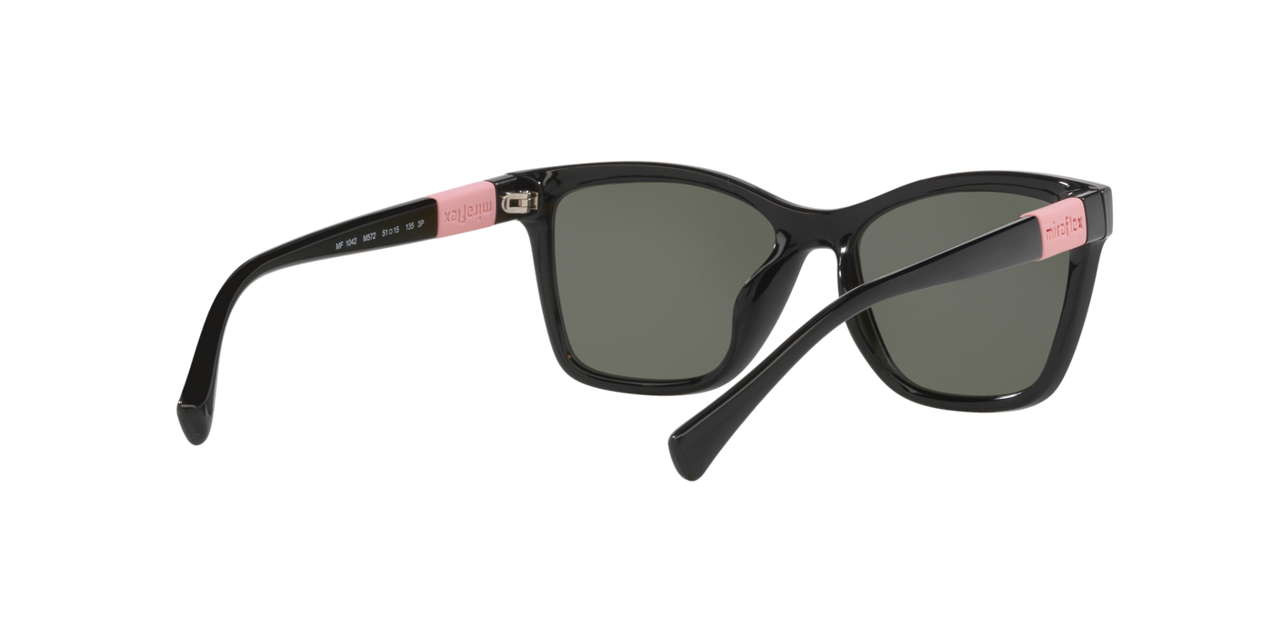 Anteojos de Sol Miraflex Kids MF1042 BLK SHN GRN Polarizado