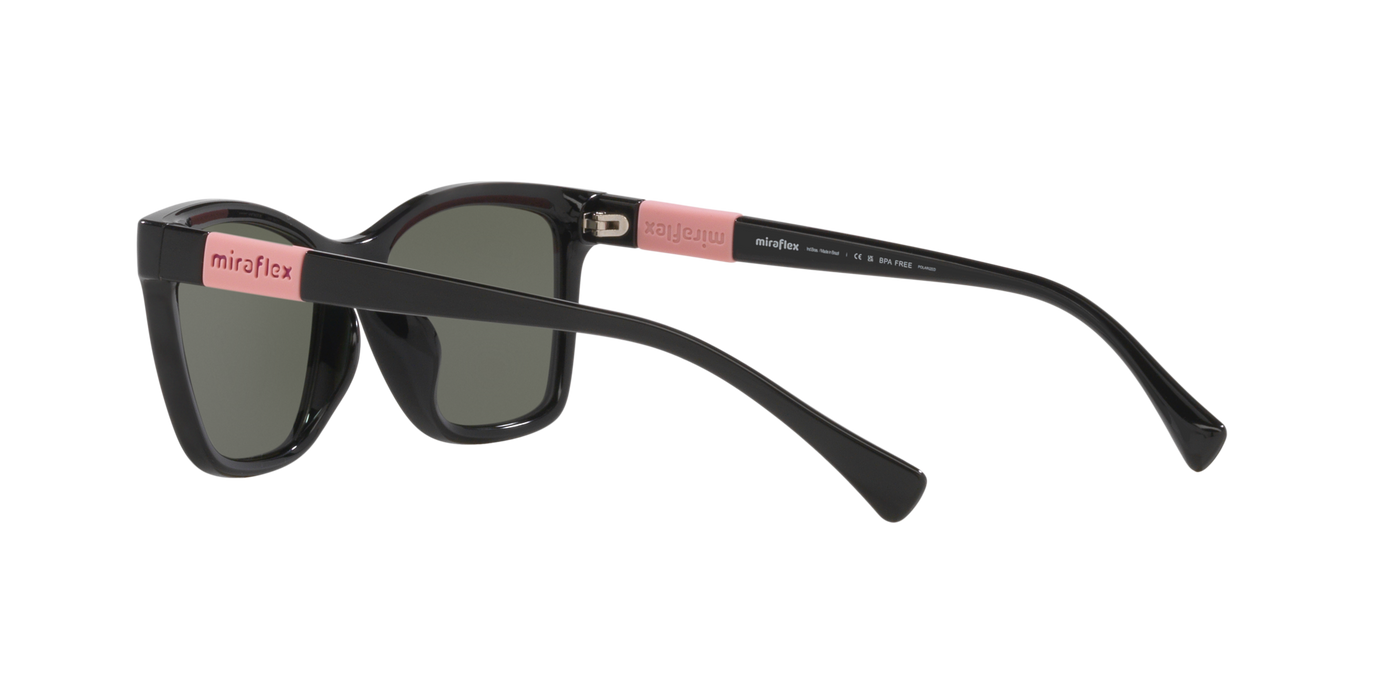 Anteojos de Sol Miraflex Kids MF1042 BLK SHN GRN Polarizado
