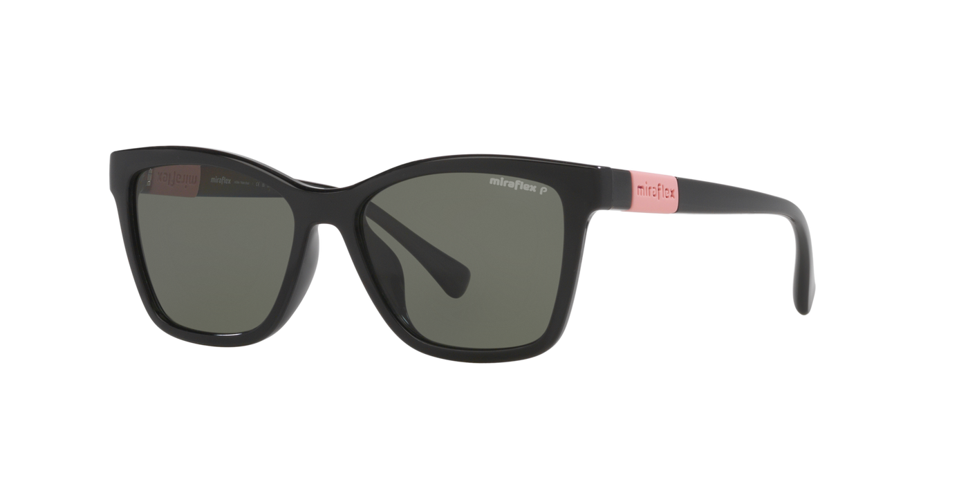 Anteojos de Sol Miraflex Kids MF1042 BLK SHN GRN Polarizado