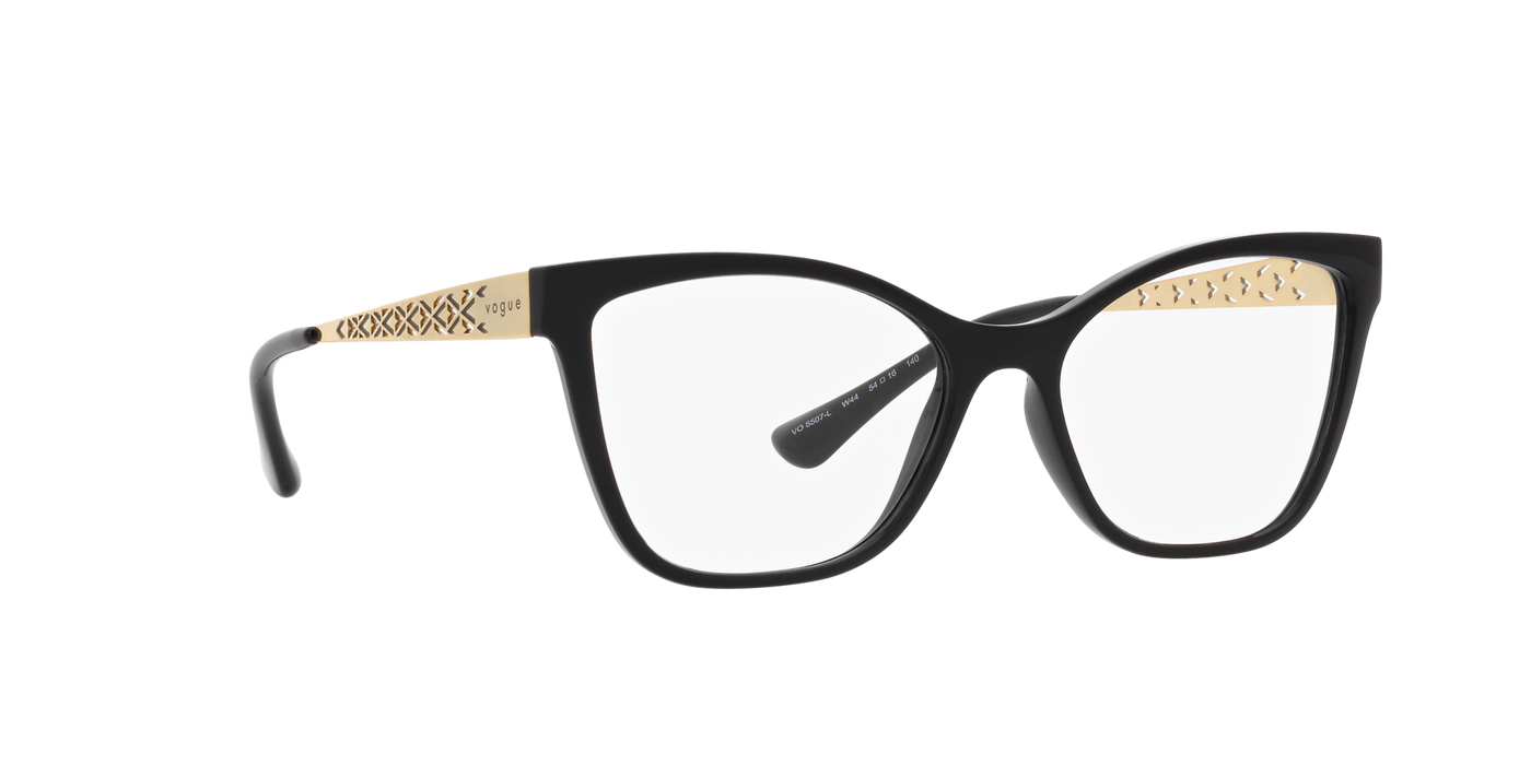 Armazones Vogue VO5507L BLK SHN, 54/16/140