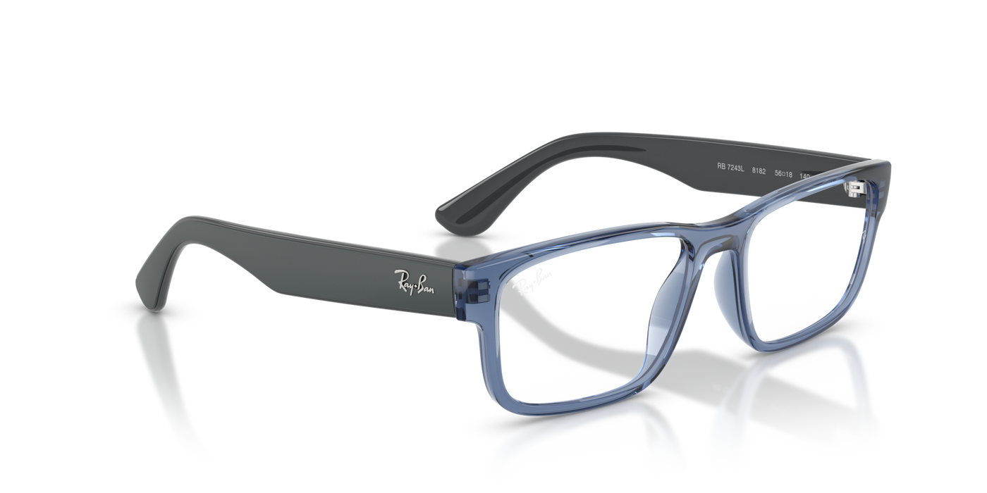 Armazones Ray-Ban RX7243L, BLU MT 56/18