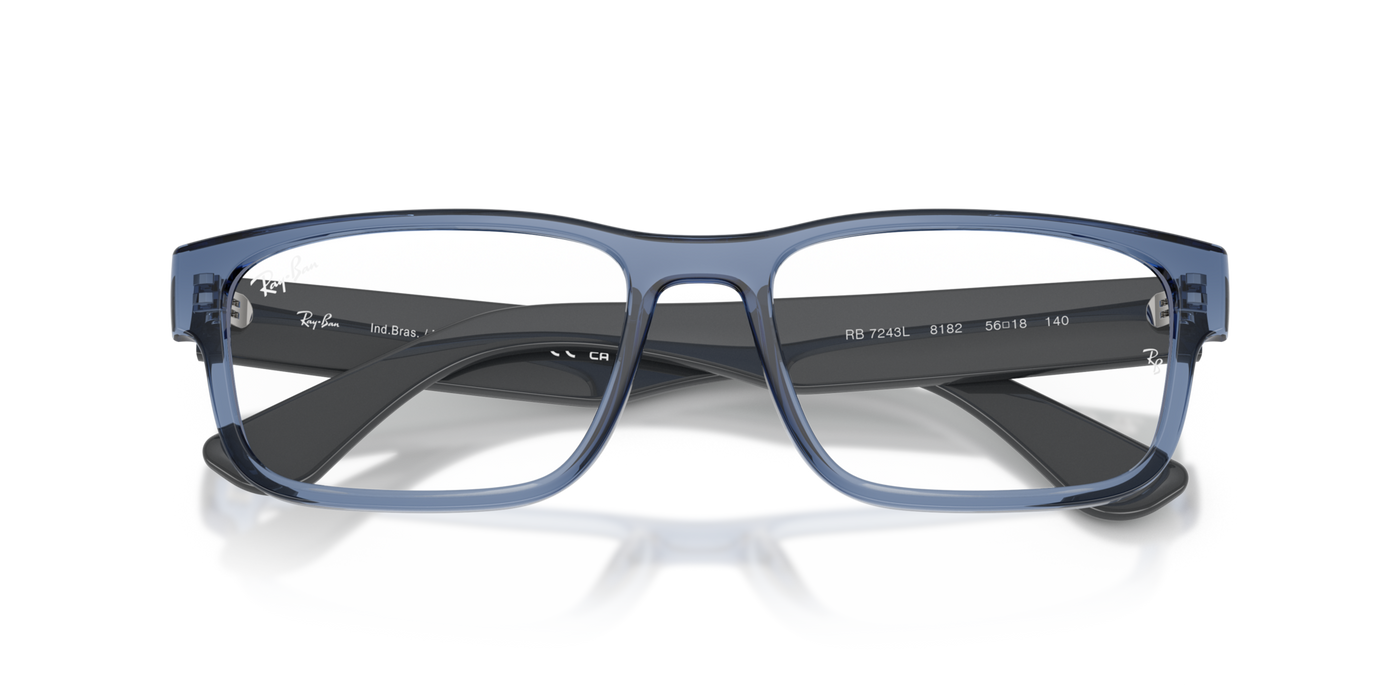 Armazones Ray-Ban RX7243L, BLU MT 56/18