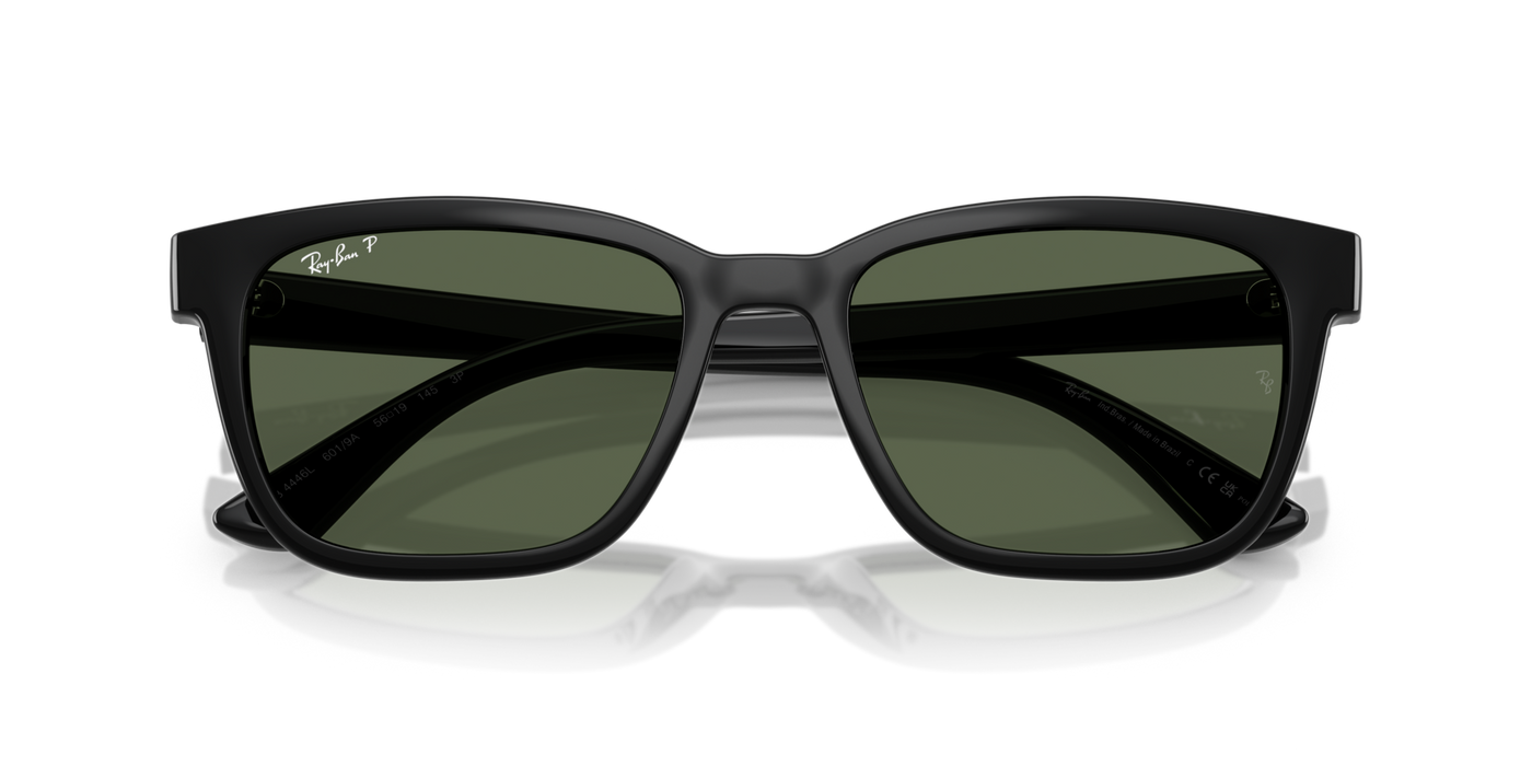 Anteojos de Sol Ray-Ban RB4448L BLK SHN GRN Polarizado