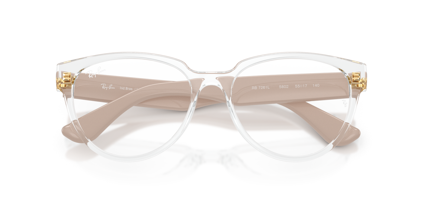 Armazon Ray-Ban RX7261L, CLR SHN 55/17