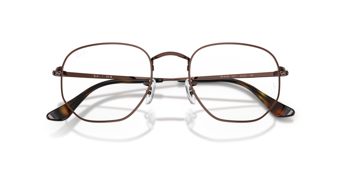 Armazon Ray-Ban RX6448, BRN SHN, 54/21