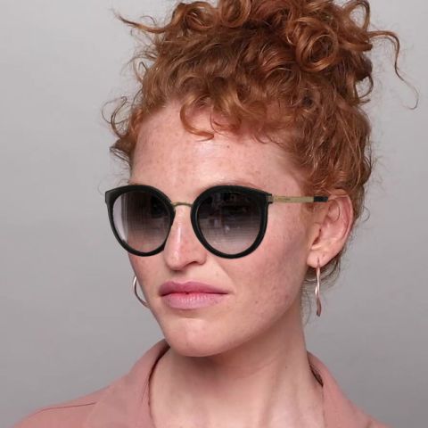 Anteojos de Sol Dolce & Gabbana DG4268 52 Blk Gry Grd