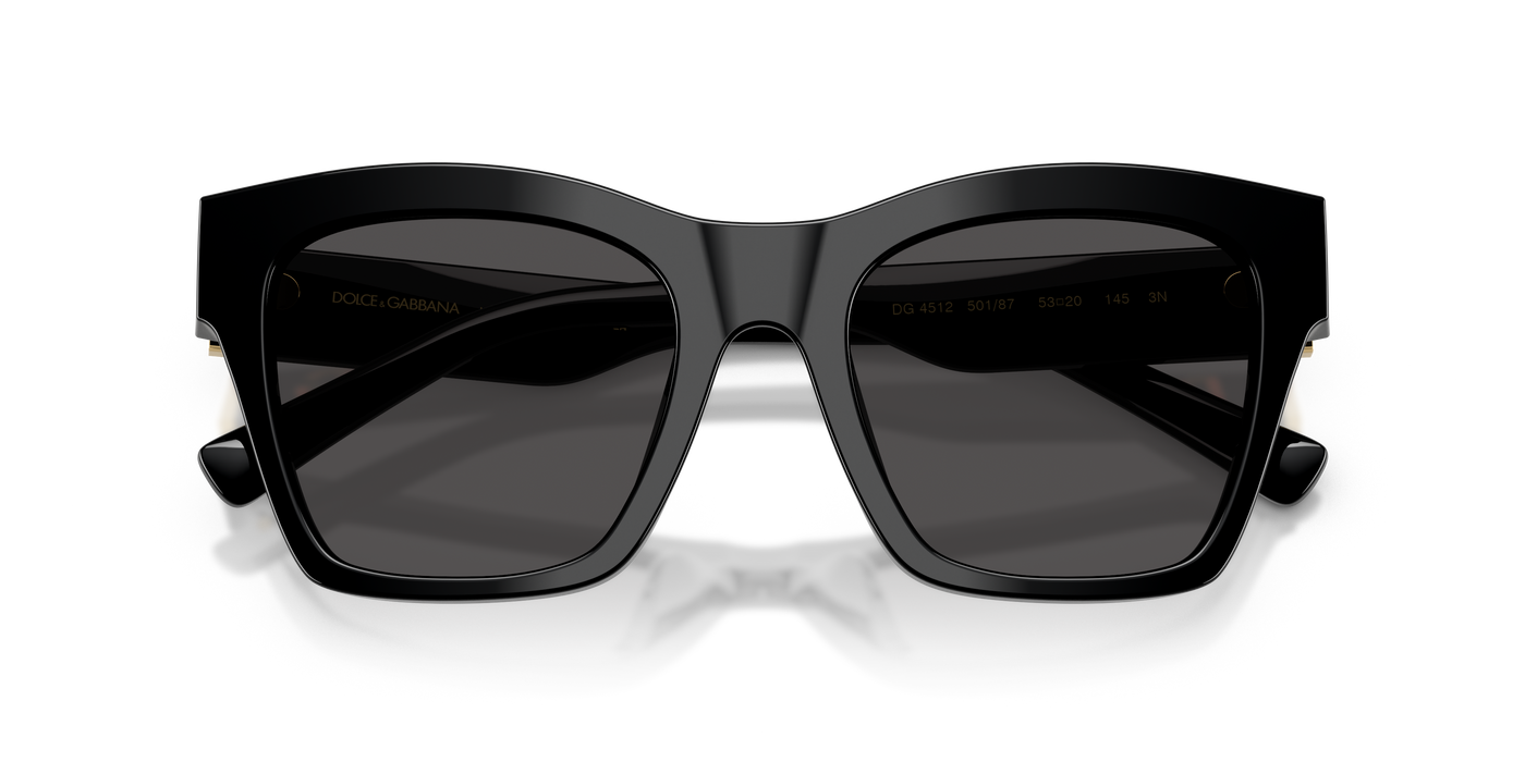 Anteojos de Sol Dolce & Gabbana DG4512  BLK SHN GRY