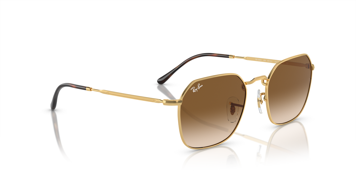 Anteojos de Sol Ray-Ban Jim 3694 GLD SHN BRN G
