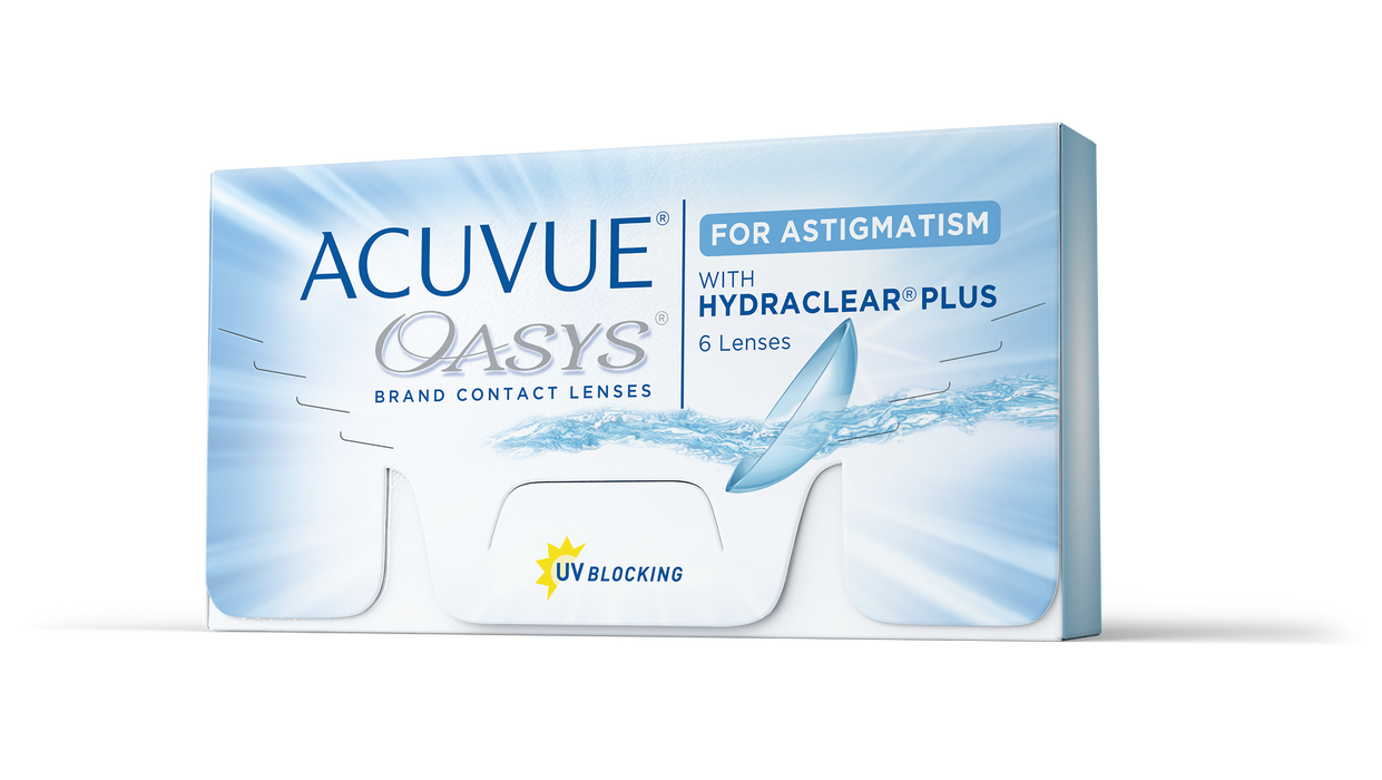 Lentes de contacto Acuvue Oasys para astigmatismo