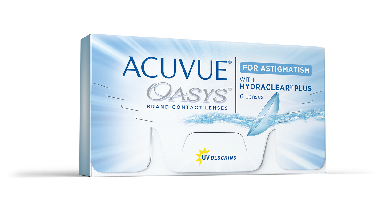 Lentes de contacto Acuvue Oasys para astigmatismo