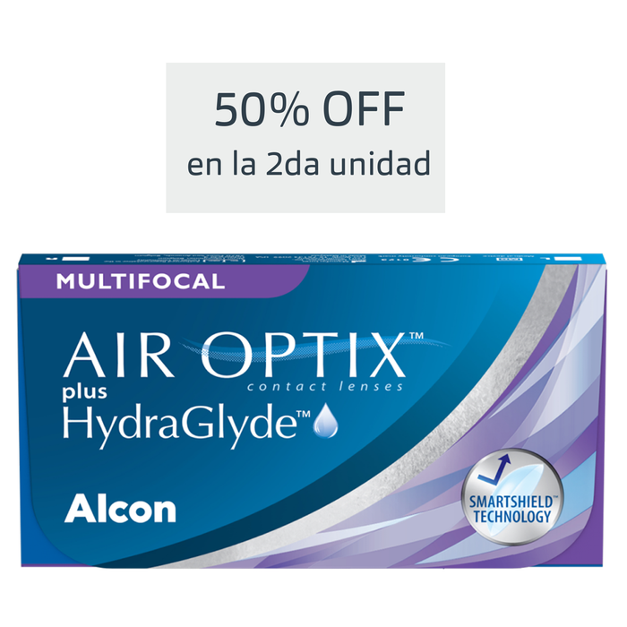 Lentes de contacto Air Optix Plus con Hydraglyde multifocal