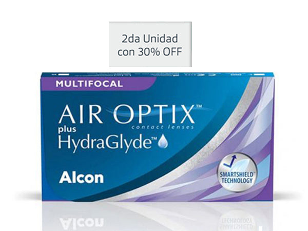 Lentes de contacto Air Optix Plus con Hydraglyde multifocal