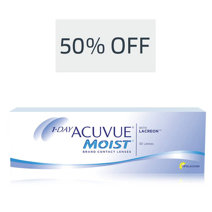 Lentes de contacto Acuvue Moist 1 Day