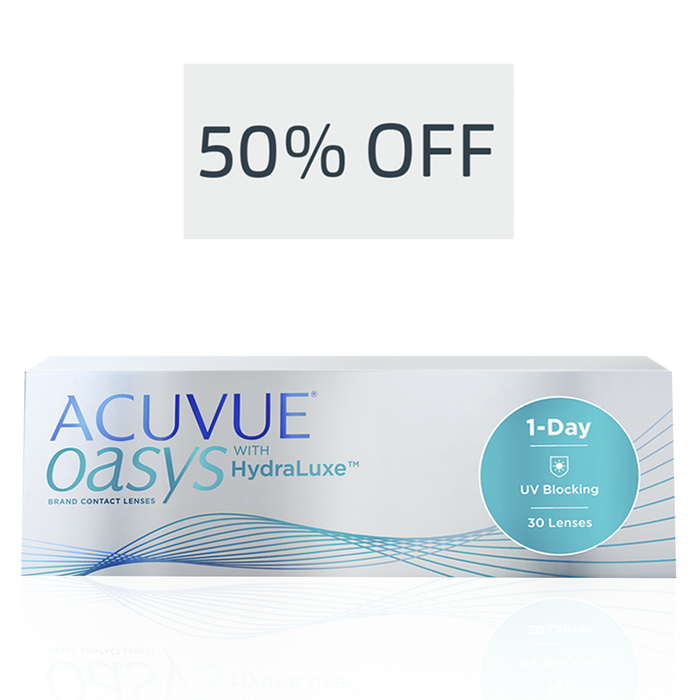 Lentes de contacto Acuvue Oasys 1 Day Hydraluxe