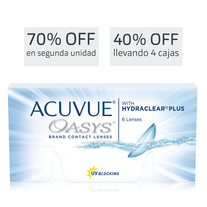Lentes de contacto Acuvue Oasys