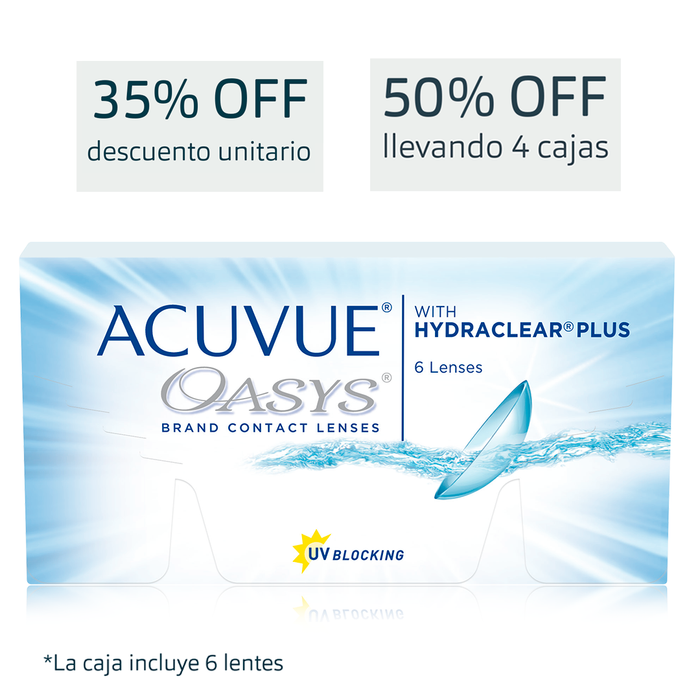 Lentes de contacto Acuvue Oasys