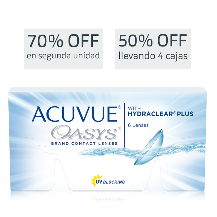 Lentes de contacto Acuvue Oasys
