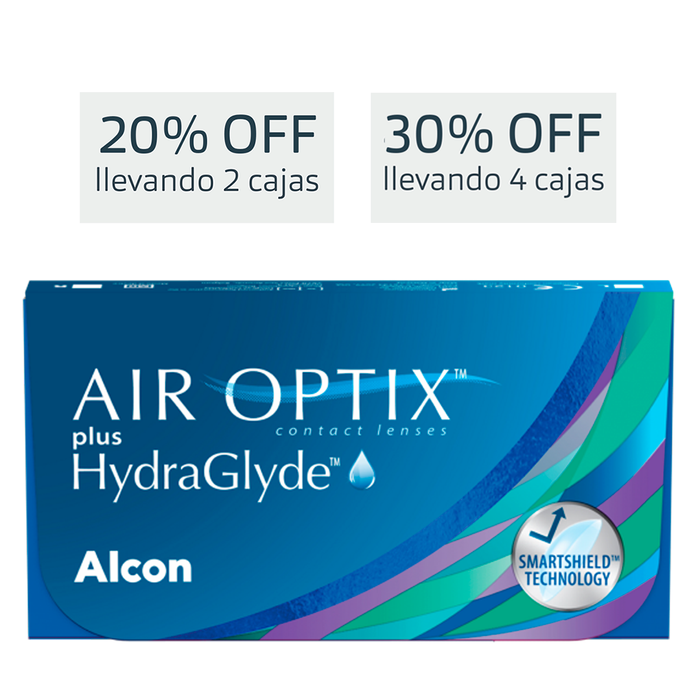Lentes de contacto Air Optix Plus Hydraglyde