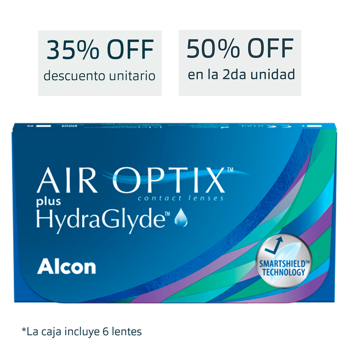 Lentes de contacto Air Optix Plus Hydraglyde