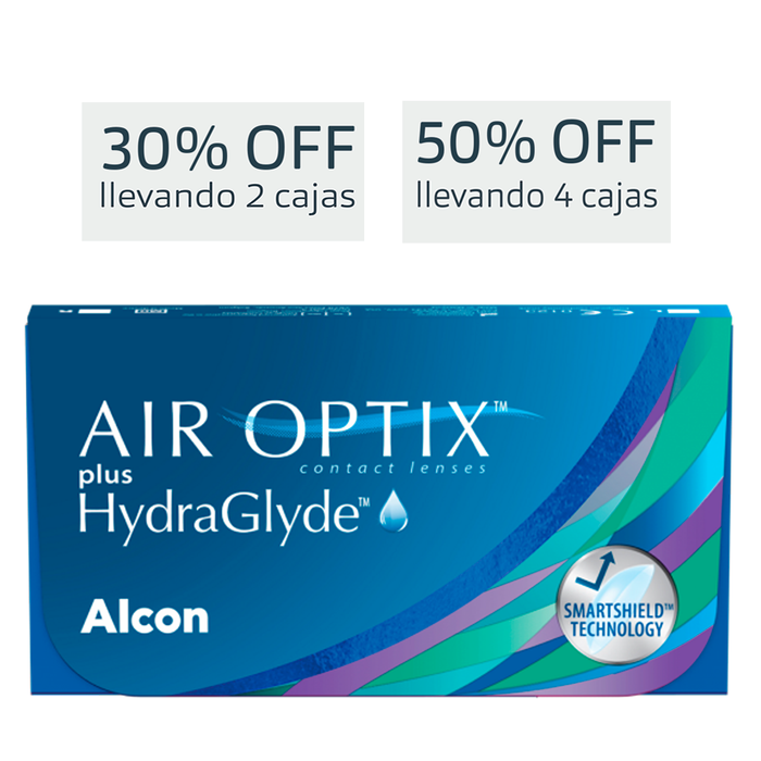 Lentes de contacto Air Optix Plus Hydraglyde