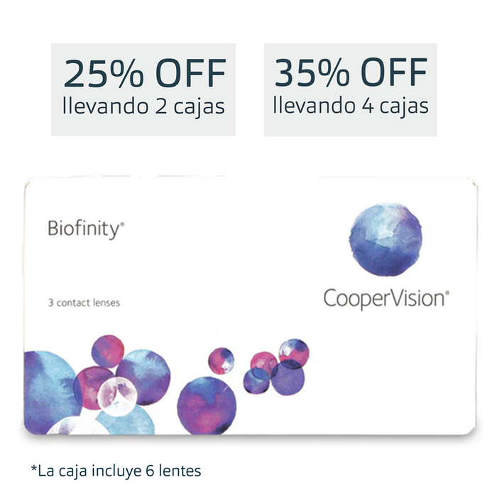 Lentes de contacto Biofinity