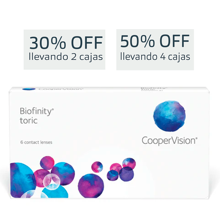 Lentes de contacto Biofinity para Astigmatismo
