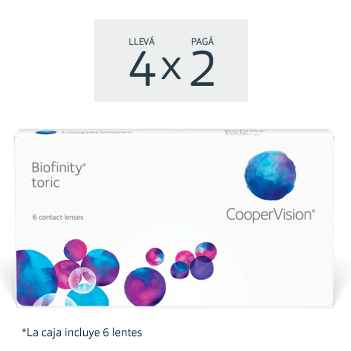 Lentes de contacto Biofinity para Astigmatismo